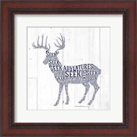 Framed Deer Shiplap