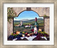 Framed Tuscany Vista