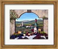 Framed Tuscany Vista