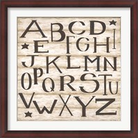 Framed Alphabet