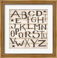 Framed Alphabet