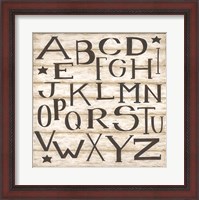 Framed Alphabet