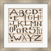 Framed Alphabet