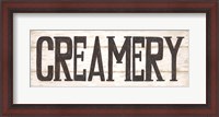 Framed Creamery