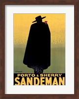 Framed Porto & Sherry Sandeman 1931