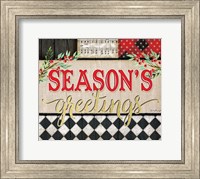 Framed Season's greetings