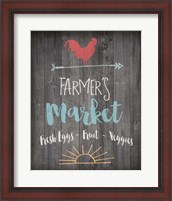 Framed Farmer's Market - Chalkboard