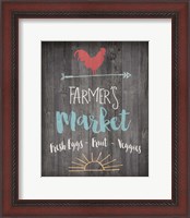 Framed Farmer's Market - Chalkboard