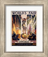 Framed Chicago World's Fair 1933