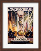 Framed Chicago World's Fair 1933