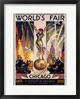 Framed Chicago World's Fair 1933
