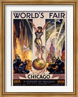 Framed Chicago World's Fair 1933