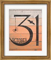 Framed October Thirty First