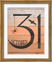 Framed October Thirty First