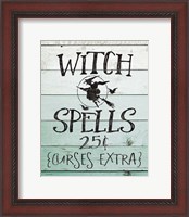 Framed Witch Spells