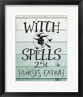 Witch Spells Framed Print