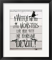 Handsome Devil Framed Print