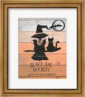 Framed Black Hat Society