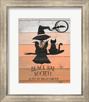 Framed Black Hat Society