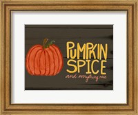 Framed Pumpkin Spice