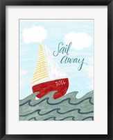 Framed Sail Away