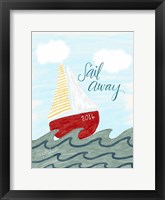 Framed Sail Away