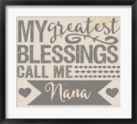 Framed Greatest Blessings