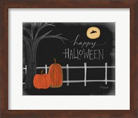 Framed Halloween Scene