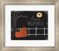 Framed Halloween Scene