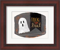 Framed Trick or Treat Ghost