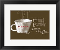 Morning Essentials Framed Print