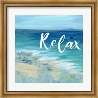 Framed Relax By the Sea