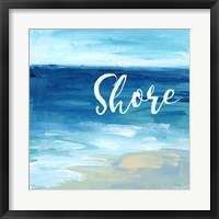 Shore By the Sea Framed Print