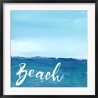 Framed Beach By the Sea