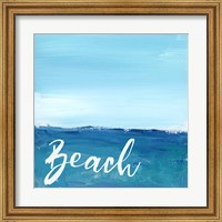 Framed Beach By the Sea