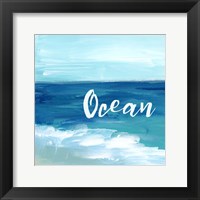 Framed Ocean By the Sea