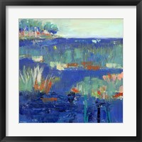 Blue Series Rest Framed Print