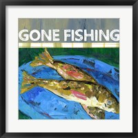 Framed Gone Fishing