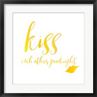Kiss Framed Print