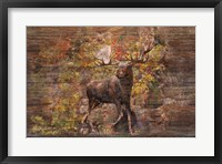 Framed Moose Meadow