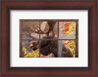 Framed There's a Moose at the Window