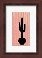 Framed Saguaro Silhouette