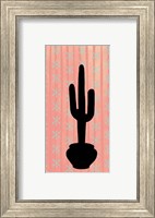 Framed Saguaro Silhouette