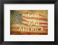 Framed God Bless America