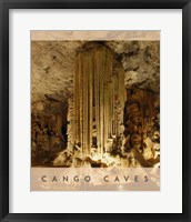 Framed Vintage Cango Caves, Oudtshoorn, South Africa, Africa