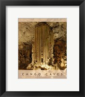 Framed Vintage Cango Caves, Oudtshoorn, South Africa, Africa