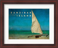 Framed Vintage Zanzibar Island, Tanzania, Africa