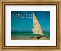 Framed Vintage Zanzibar Island, Tanzania, Africa