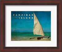 Framed Vintage Zanzibar Island, Tanzania, Africa