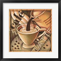 Cappuccino & Cafe A Framed Print